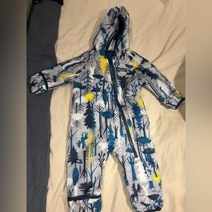 Patagonia 3-6 months puffer bunting snow suit